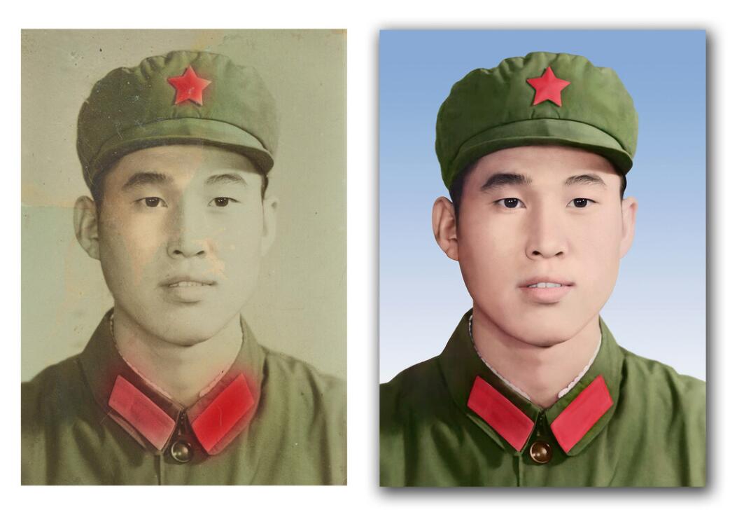 红古破损照片修复-18
